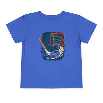 Hockey Slapshot Cute Toddler Tee - 8 colors