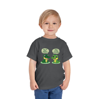 See You Later Alligator Cute Toddler Tee - 11 colors