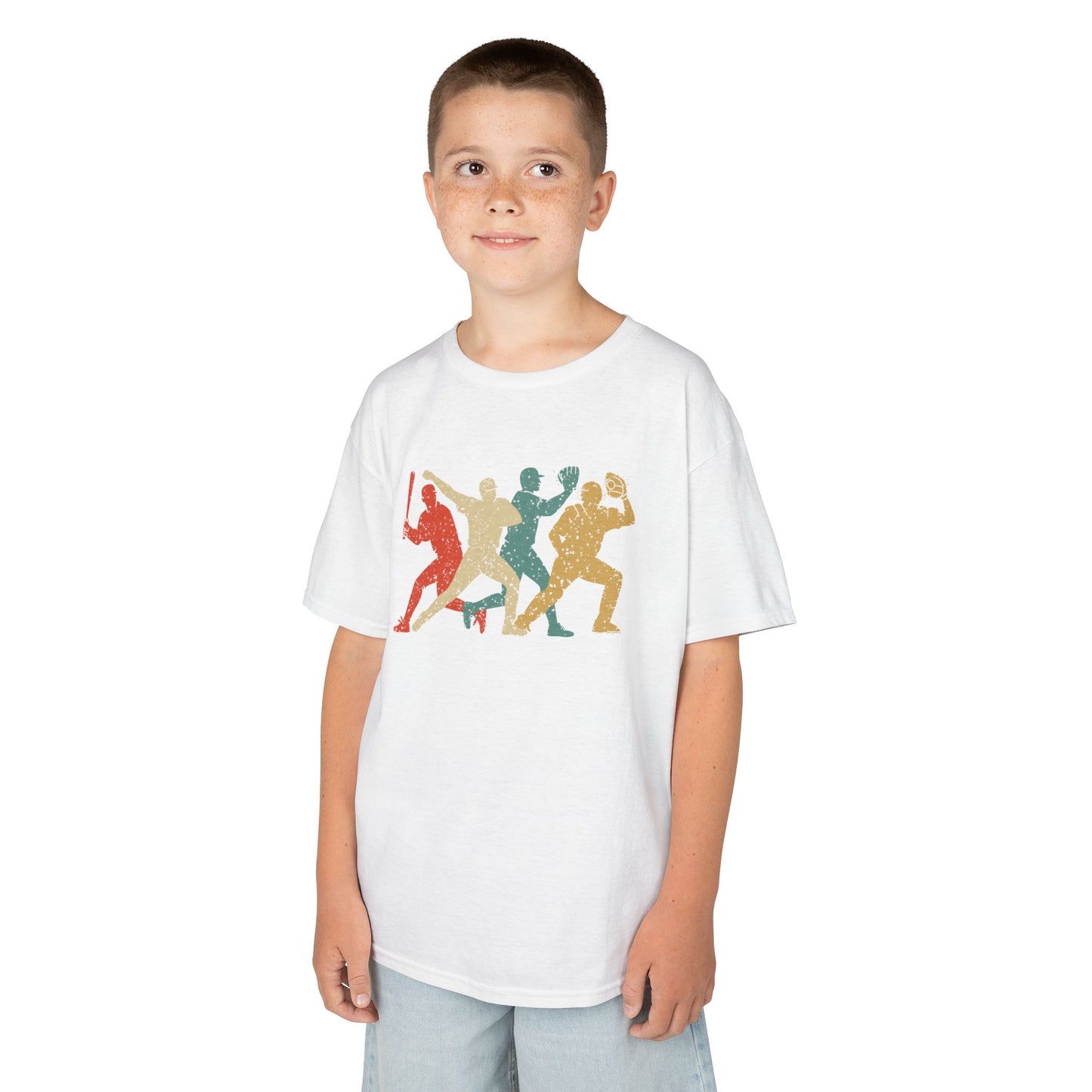 Kids' Baseball Shadows T-Shirt - 13 colors