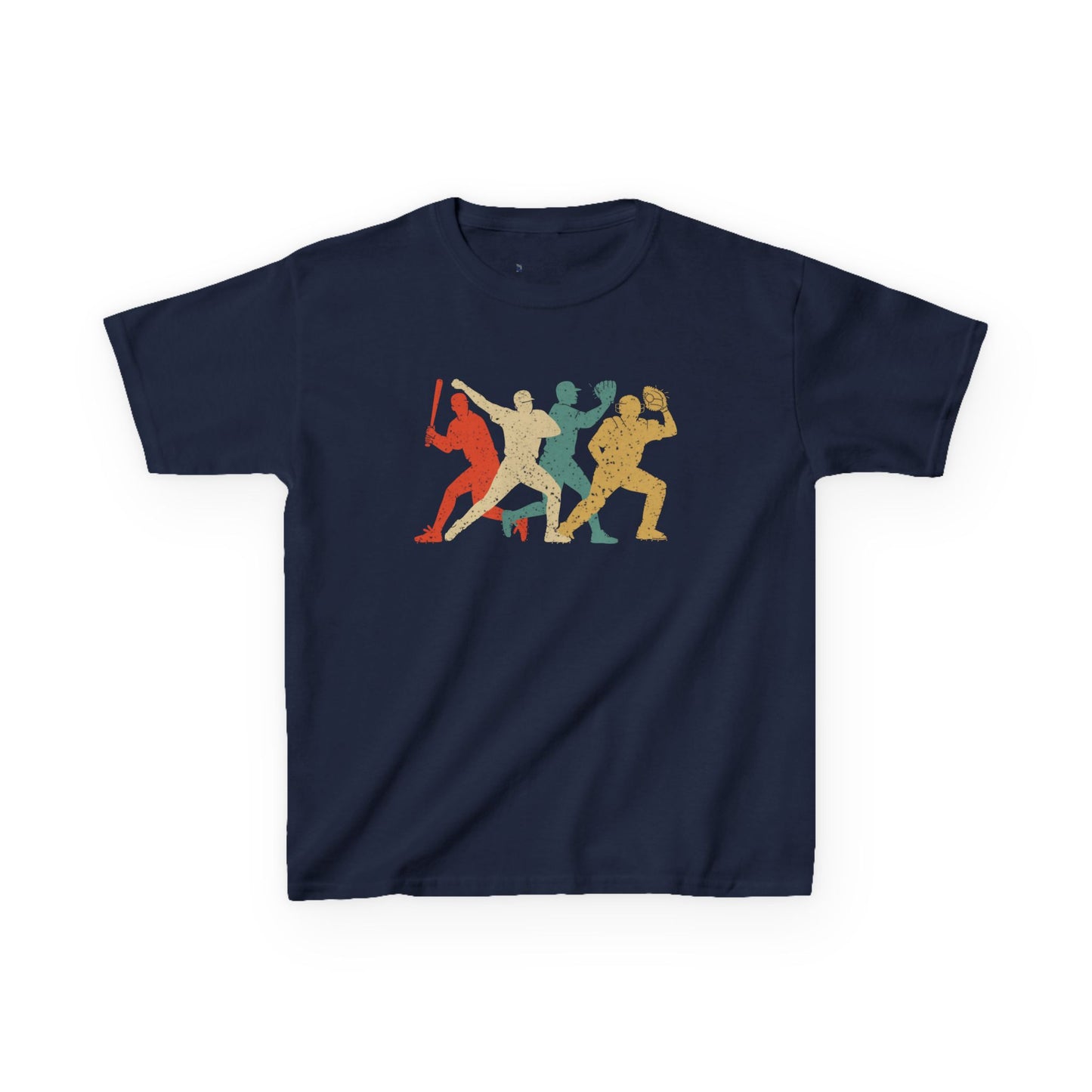 Kids' Baseball Shadows T-Shirt - 13 colors