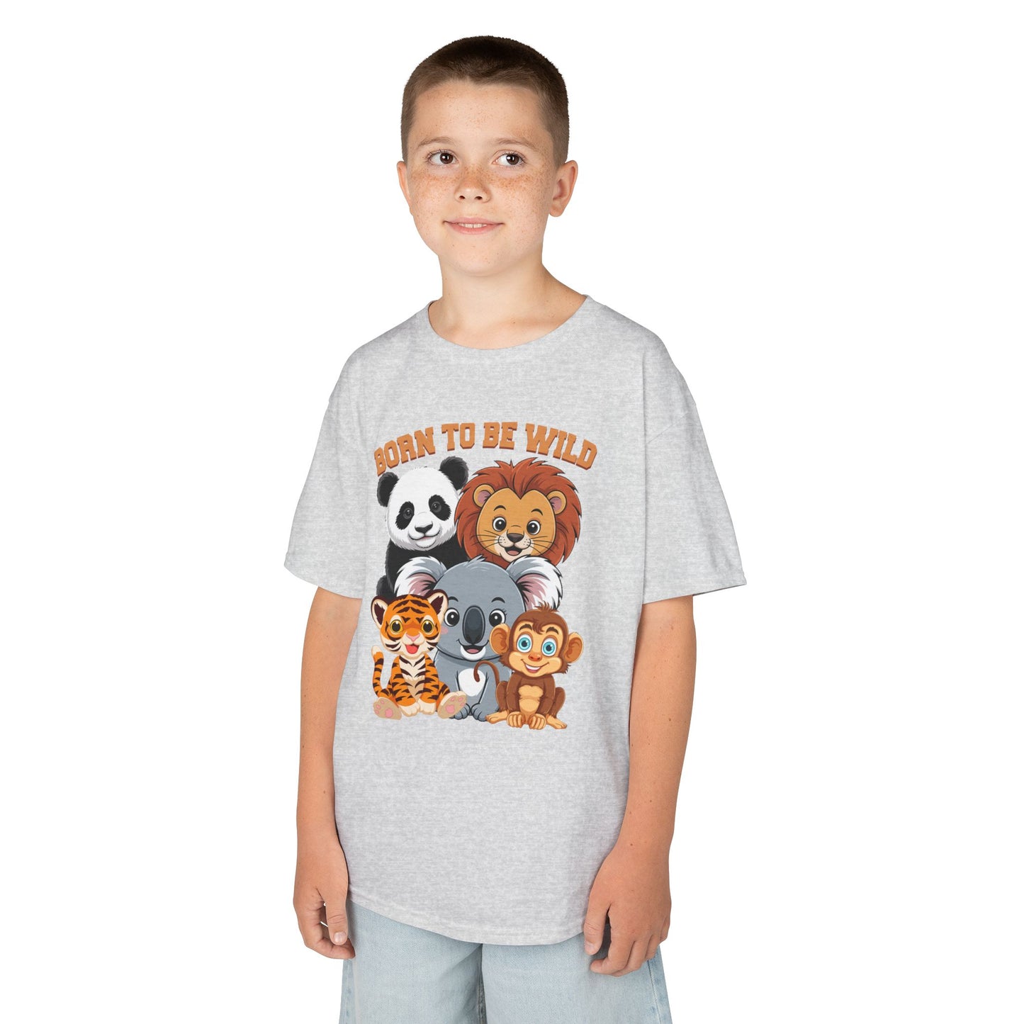 Kids' Born to Be Wild Animal Friends T-Shirt - 18 colors