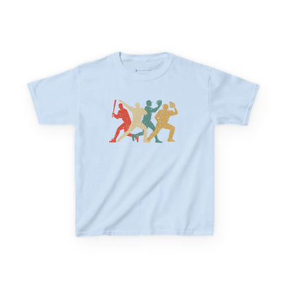 Kids' Baseball Shadows T-Shirt - 13 colors