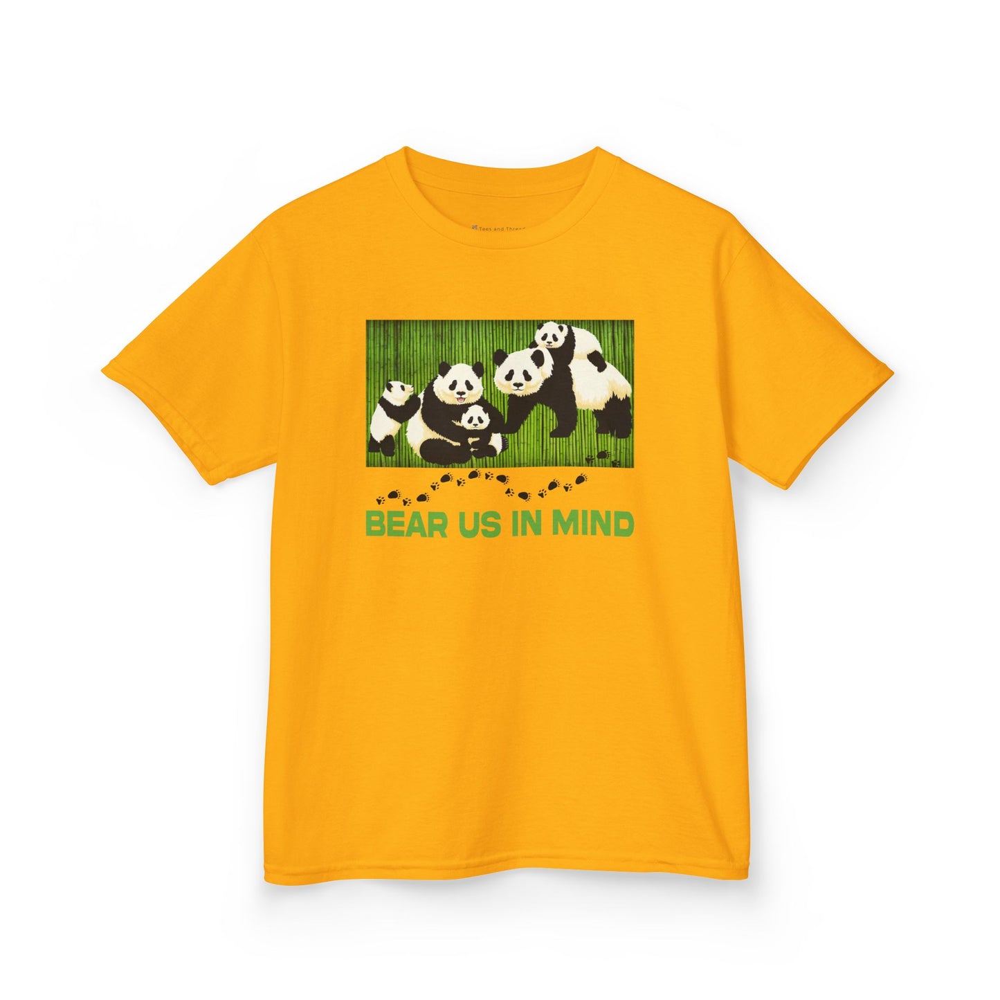 Kids' Bear Us In Mind Panda T-Shirt - 15 colors