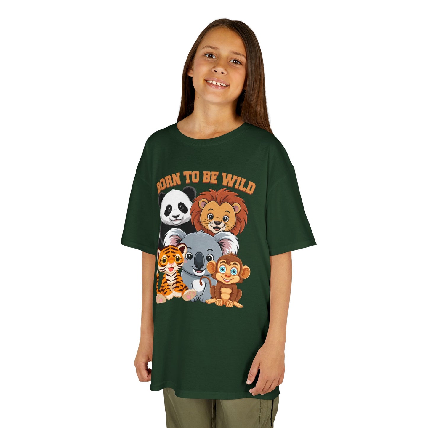 Kids' Born to Be Wild Animal Friends T-Shirt - 18 colors
