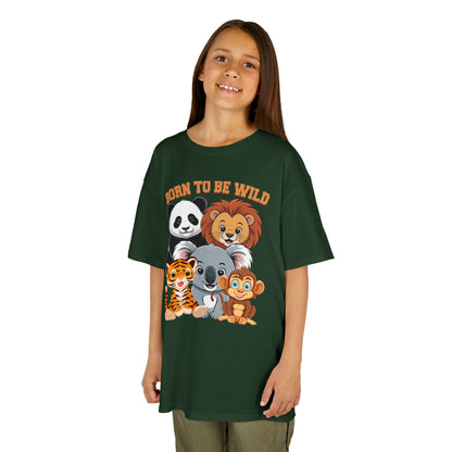 Kids' Born to Be Wild Animal Friends T-Shirt - 18 colors