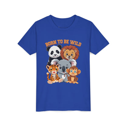 Born to Be Wild Animal Friends Kids T-Shirt