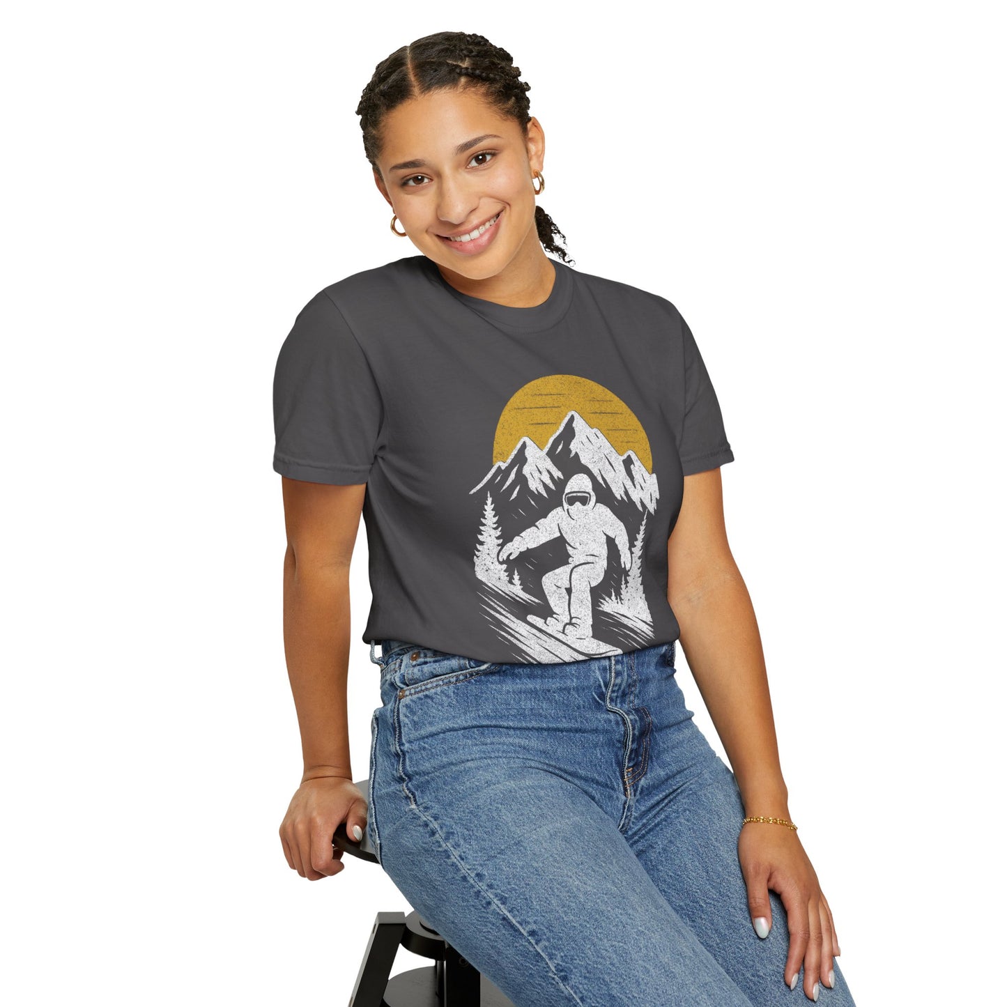 Snowboard Sundown Unisex T-Shirt - 10 colors