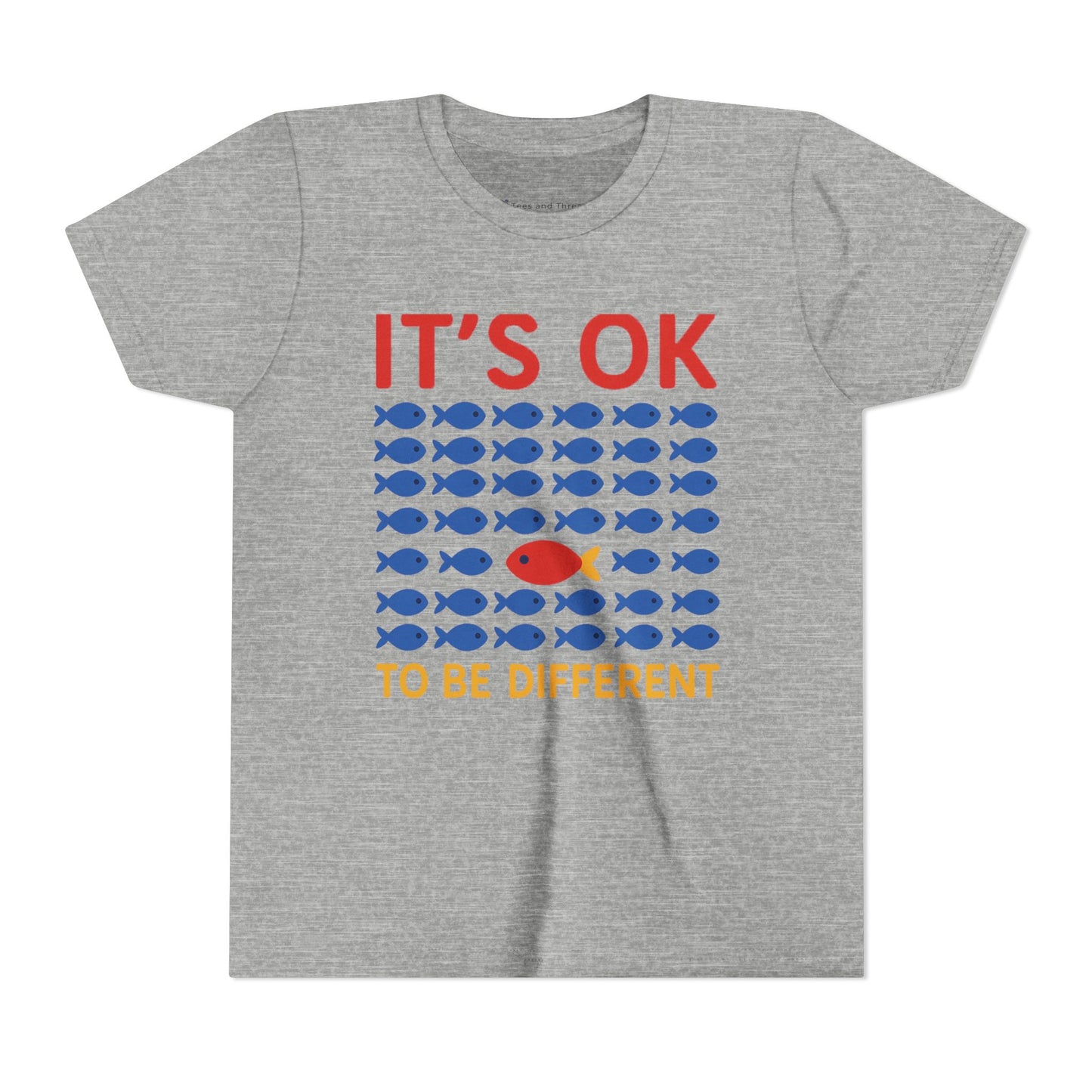 It's OK To Be Different Fishy Friends Kids T-Shirt