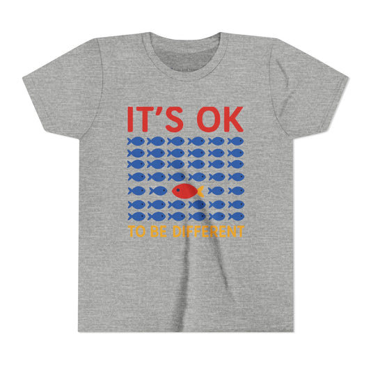 It's OK To Be Different Fishy Friends Kids T-Shirt