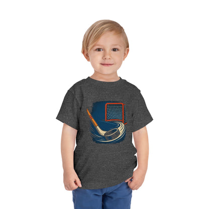 Hockey Slapshot Cute Toddler Tee - 8 colors