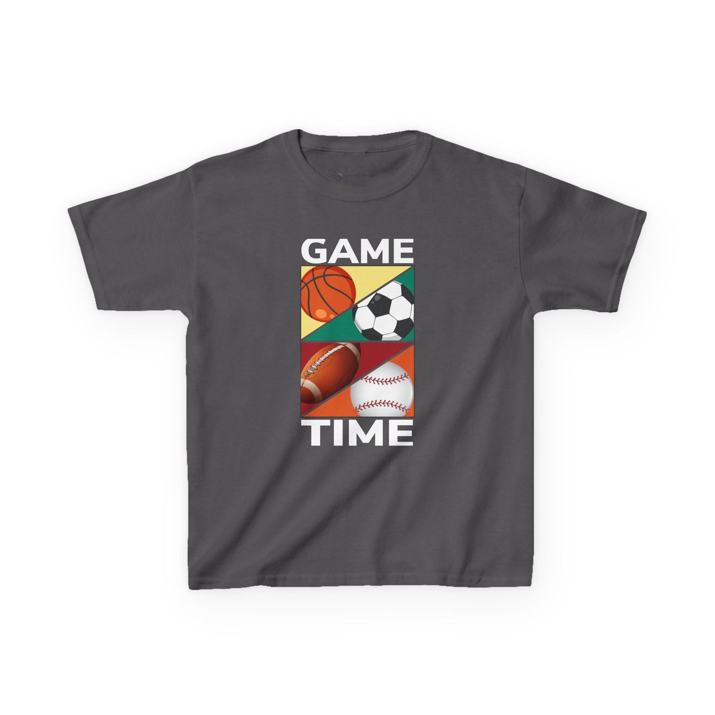 Kids' Sports Game Time T-Shirt - 16 colors