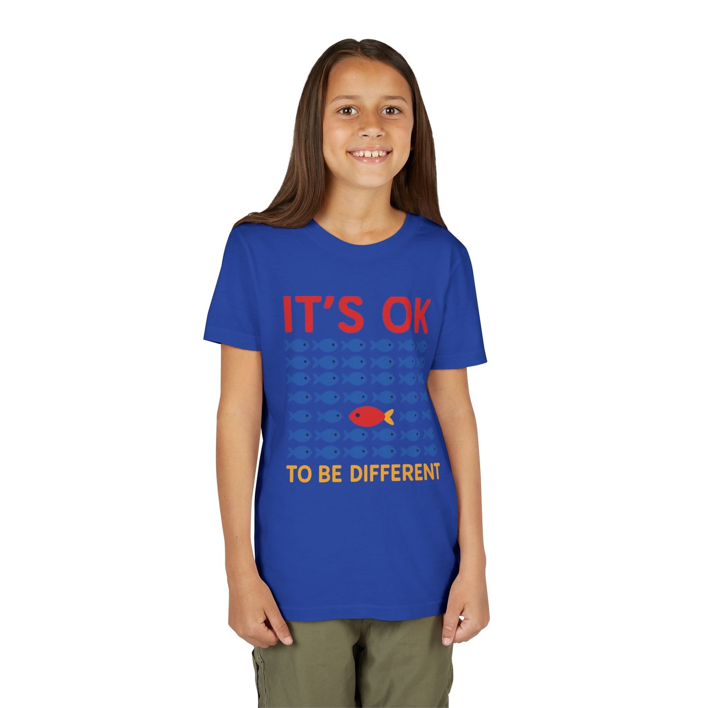 It's OK To Be Different Fishy Friends Kids T-Shirt