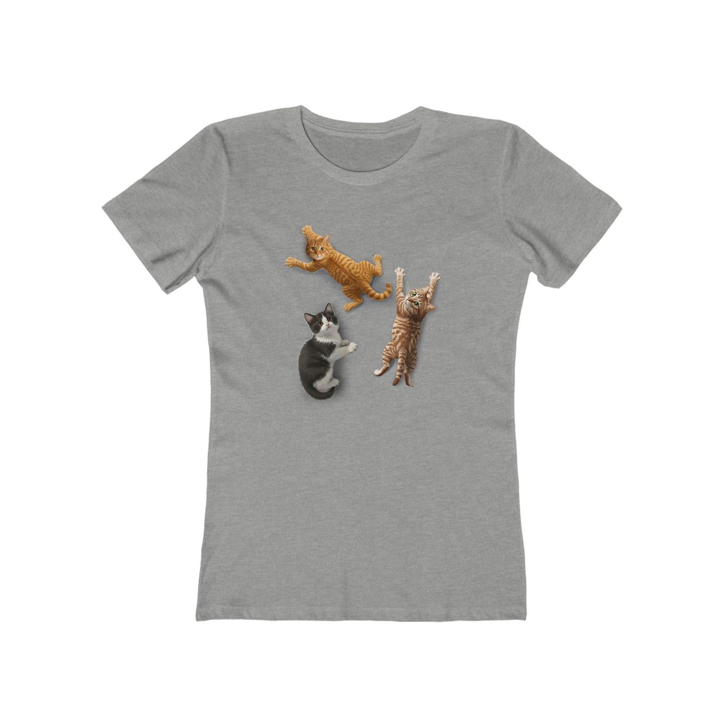 Women's Clinging Kittens T-Shirt - 8 colors