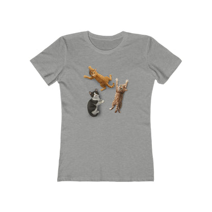 Women's Clinging Kittens T-Shirt - 8 colors