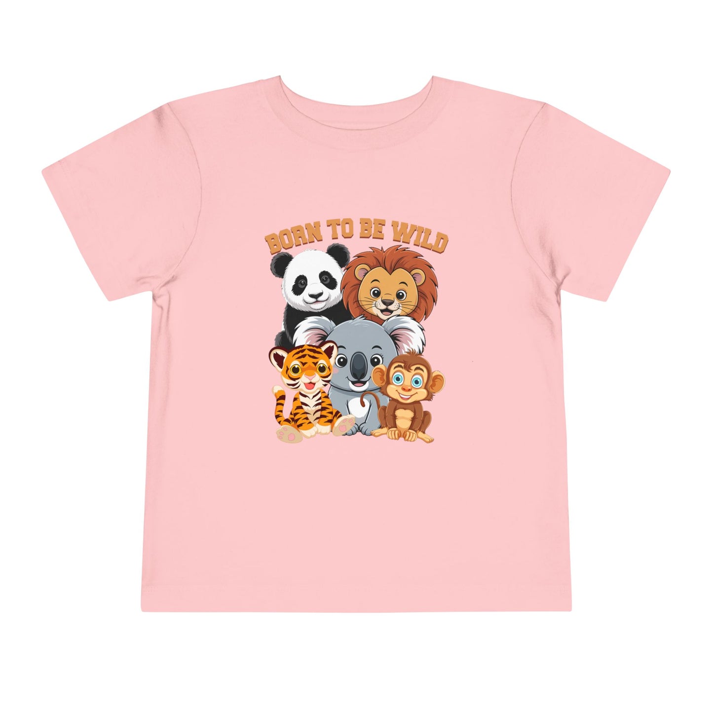 Born To Be Wild Cute Animals Toddler Tee - 8 colors
