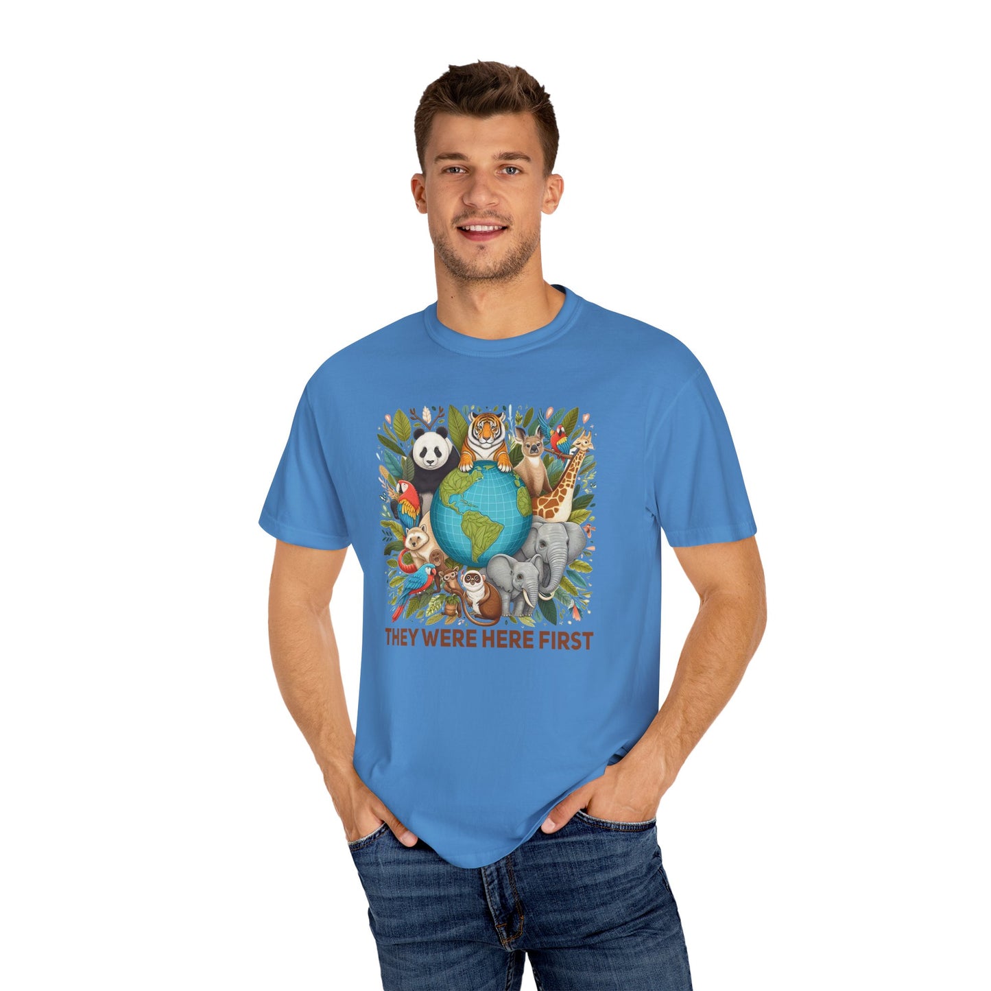 They Were Here First Animal T-shirt - 15 colors