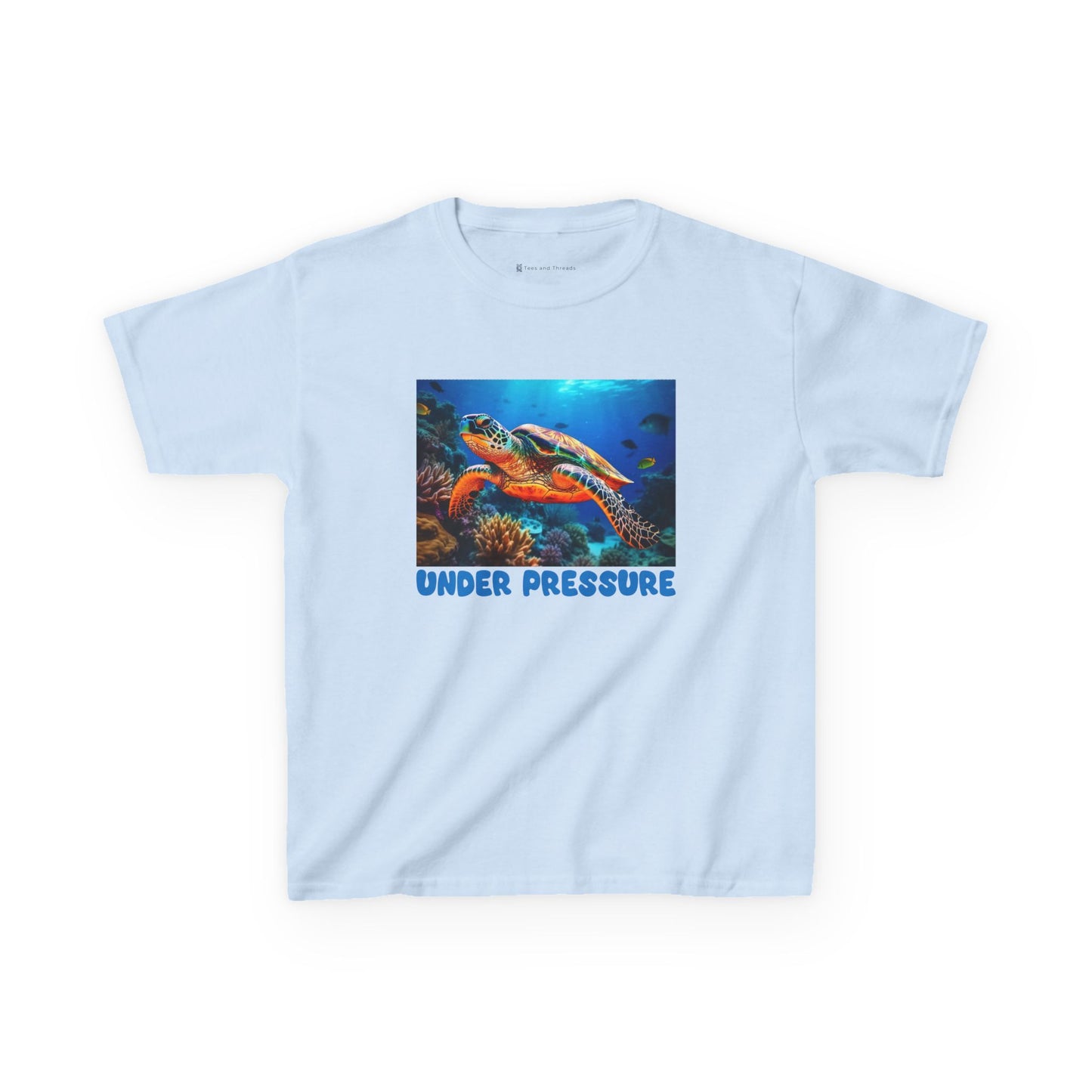 Kids' Under Pressure Sea Turtle T-shirt - 15 colors