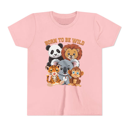 Born to Be Wild Animal Friends Kids T-Shirt
