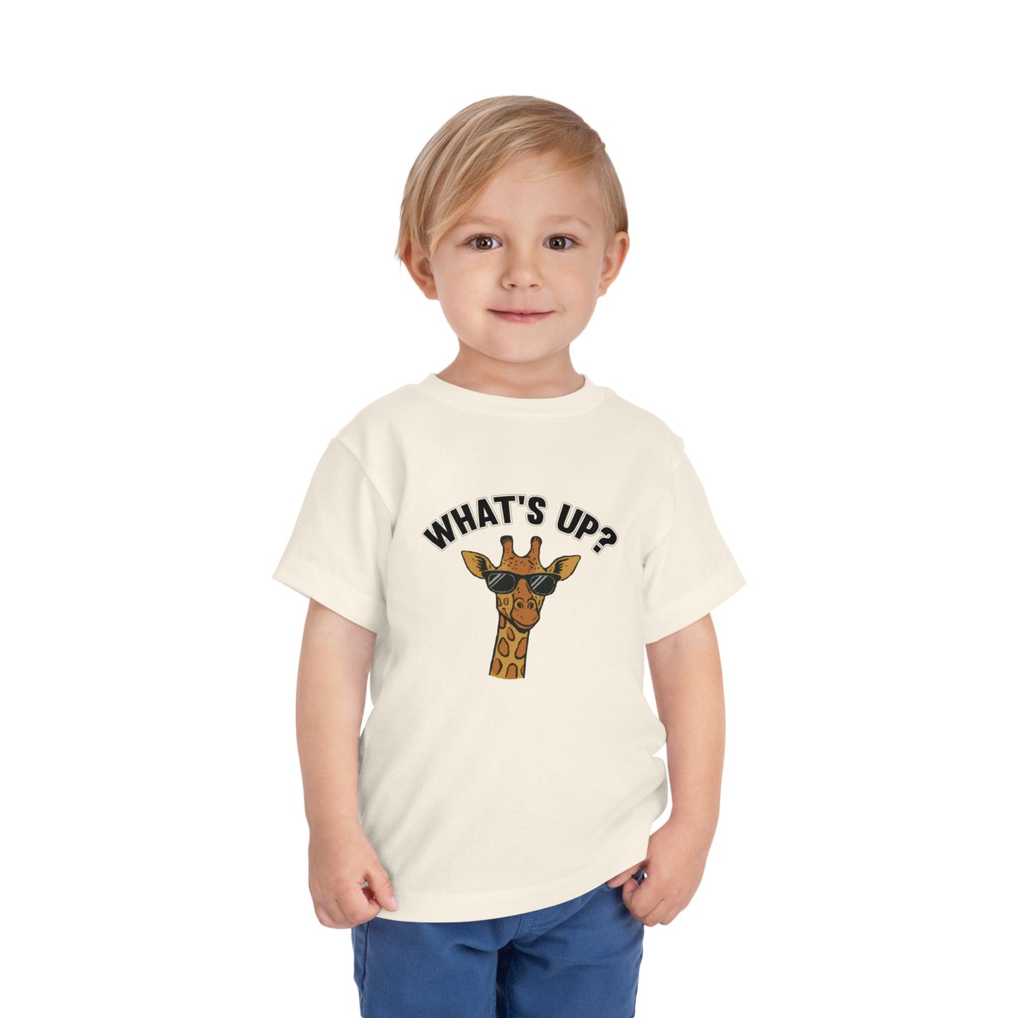 What's Up Cute Giraffe Toddler Tee - 6 colors
