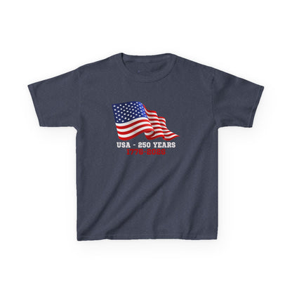 Kids' USA 250 Years Birthday 1776-2026 T-shirt - 15 colors