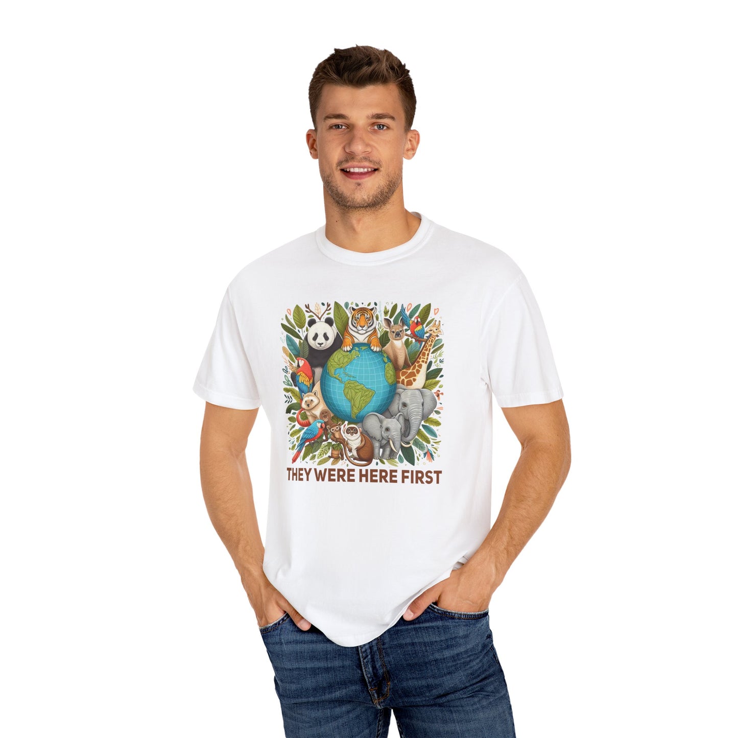 They Were Here First Animal T-shirt - 15 colors
