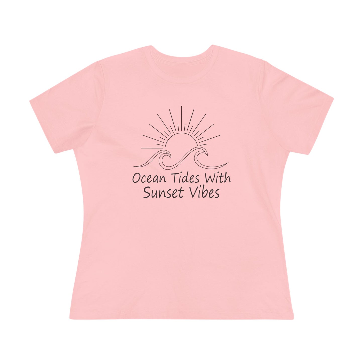 Women's Ocean Tides Sunset Vibes Semi-Relaxed T-Shirt - 8 colors