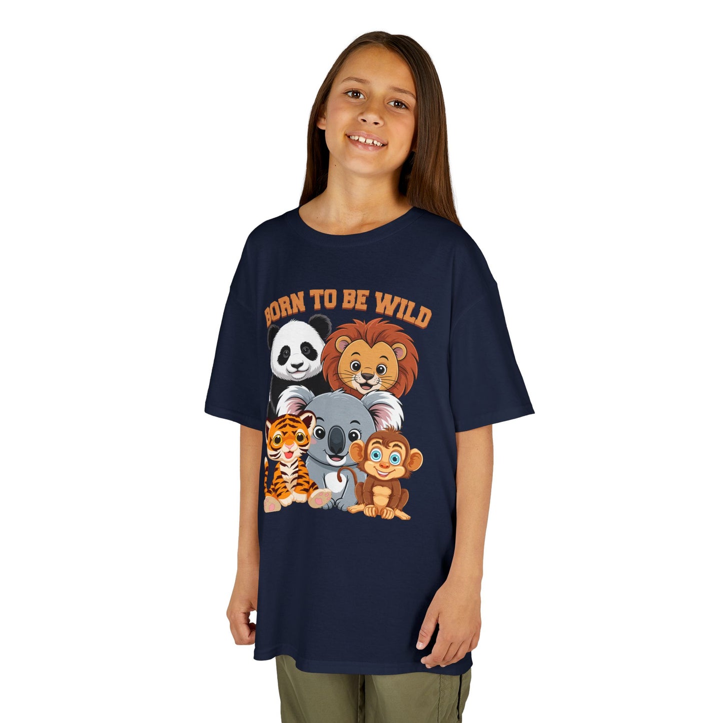 Kids' Born to Be Wild Animal Friends T-Shirt - 18 colors