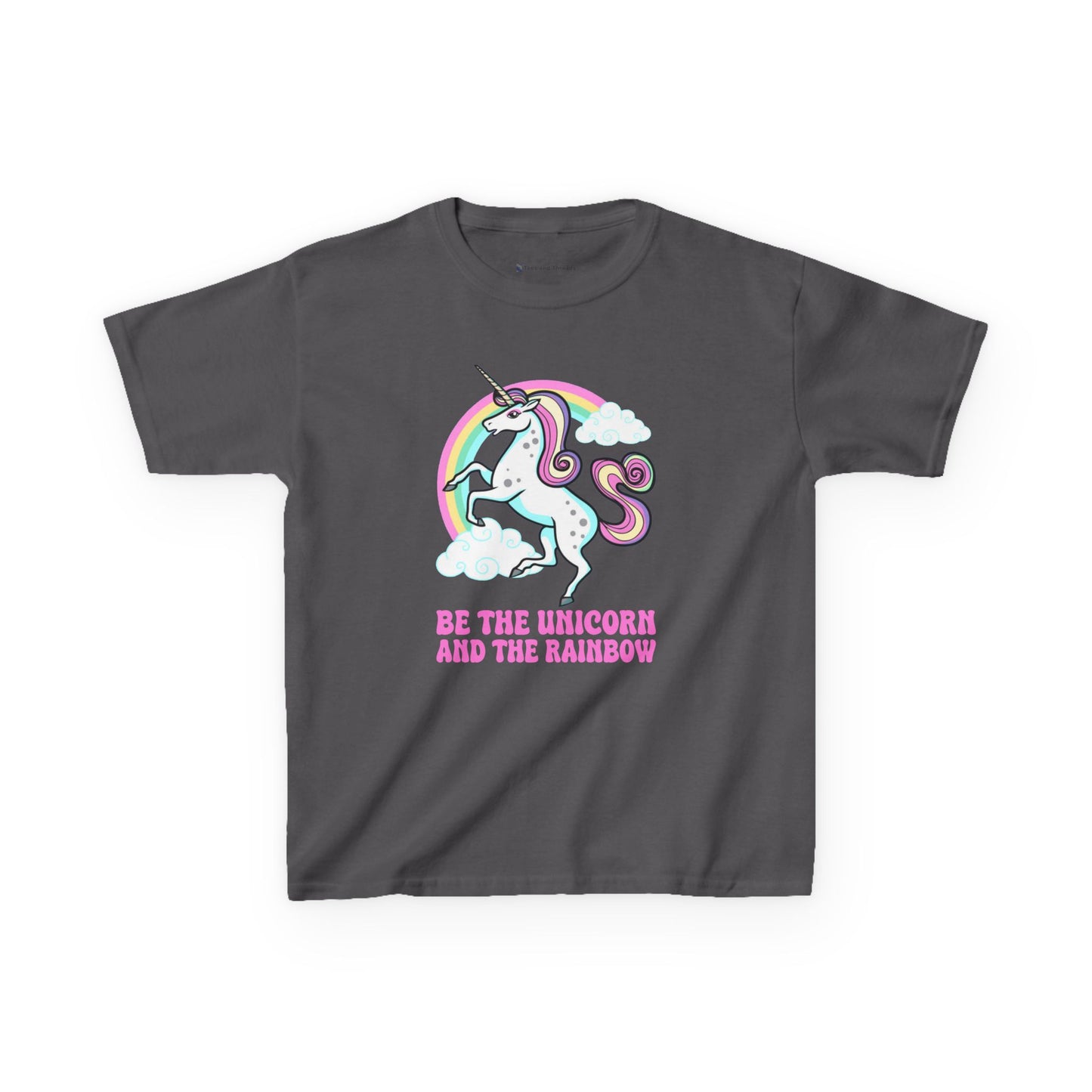 Kids' Be The Unicorn and The Rainbow T-Shirt - 17 Colors
