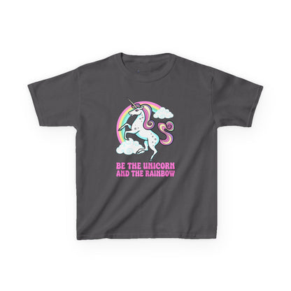 Kids' Be The Unicorn and The Rainbow T-Shirt - 17 Colors