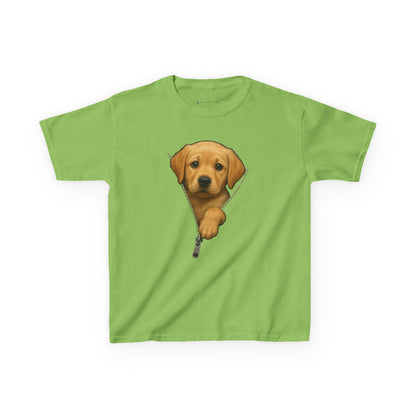 Kids' Peeking Puppy T-shirt - 15 colors