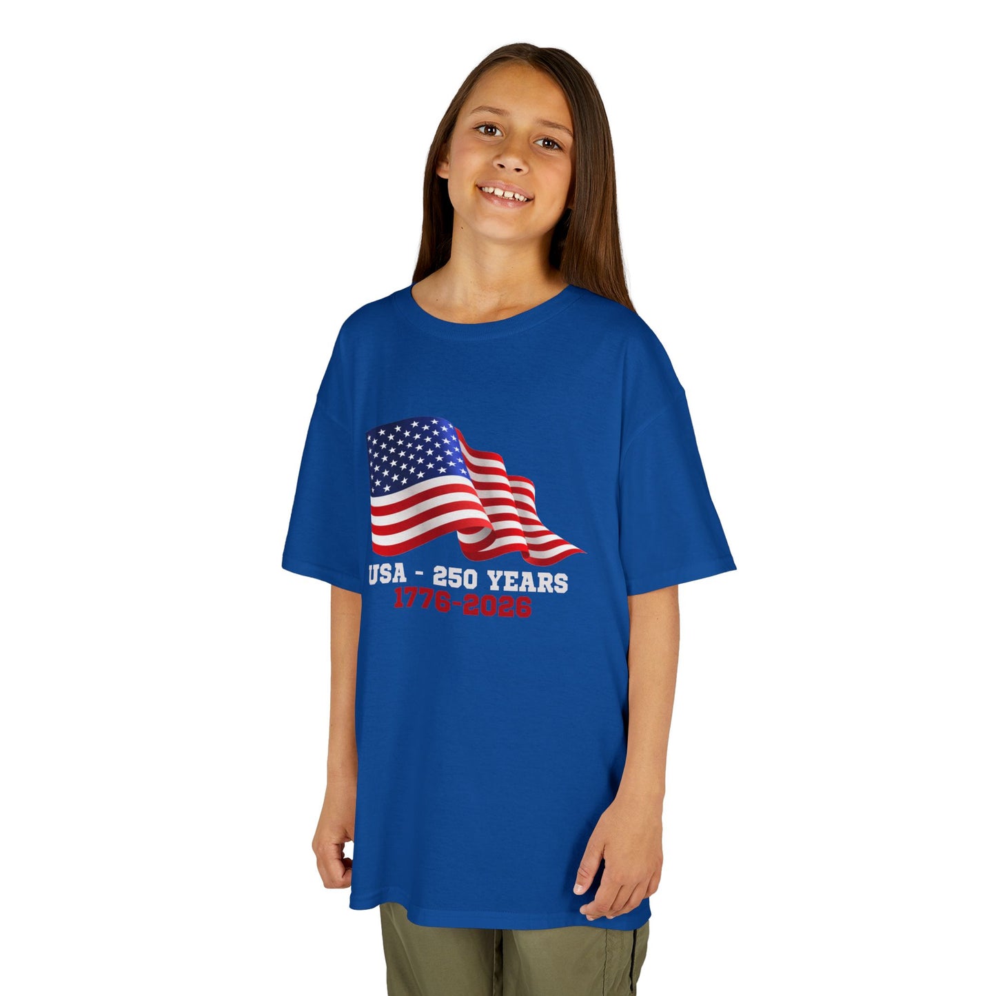 Kids' USA 250 Years Birthday 1776-2026 T-shirt - 15 colors