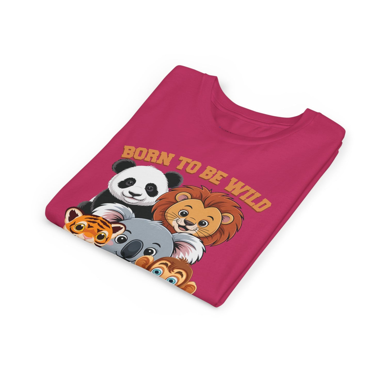 Born to Be Wild Animal Friends Kids T-Shirt