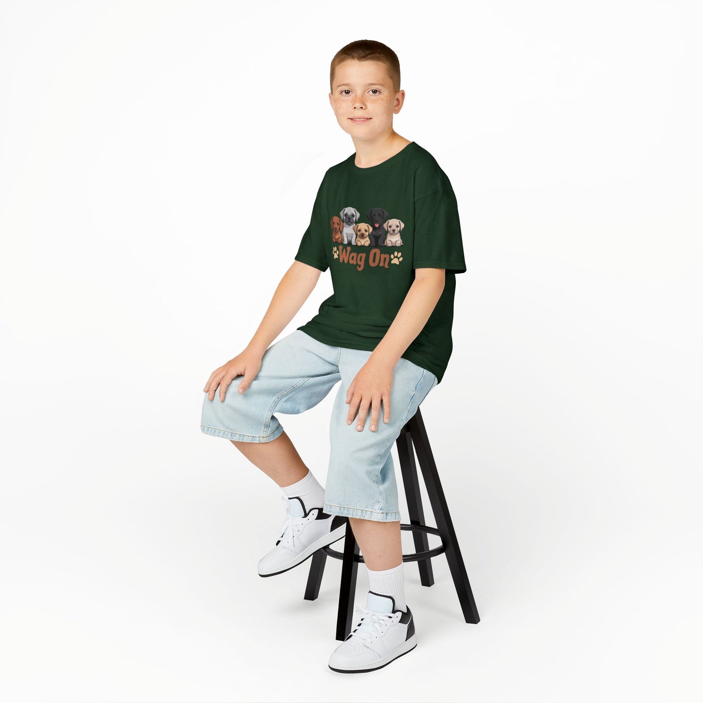 Kids' Wag On Furry Puppies T-Shirt