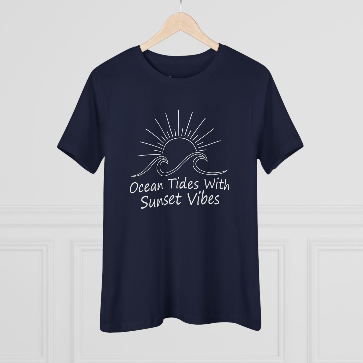 Women's Ocean Tides Sunset Vibes Semi-Relaxed T-Shirt - 8 colors