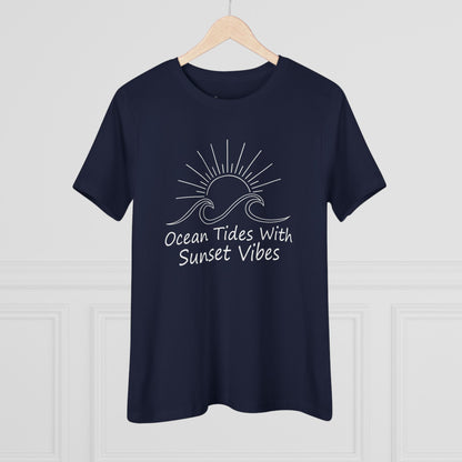 Women's Ocean Tides Sunset Vibes Semi-Relaxed T-Shirt - 8 colors