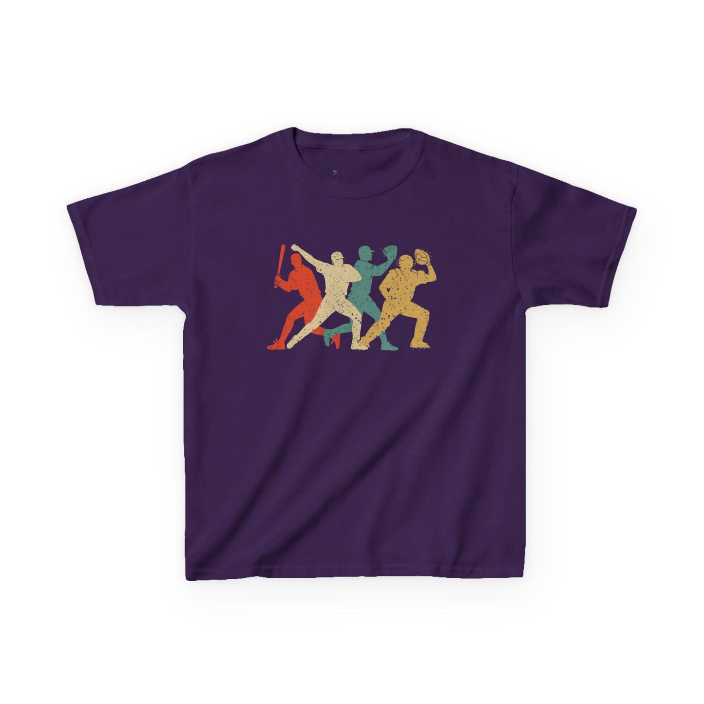Kids' Baseball Shadows T-Shirt - 13 colors