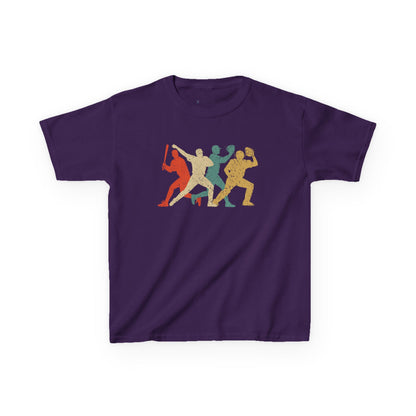 Kids' Baseball Shadows T-Shirt - 13 colors