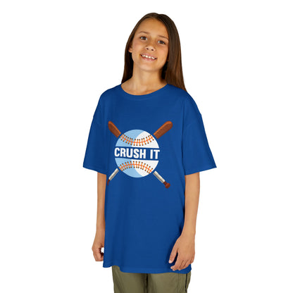 Kids' Crush It Baseball T-Shirt - 8 colors