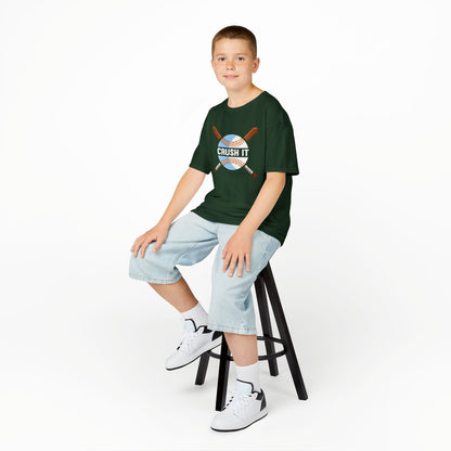 Kids' Crush It Baseball T-Shirt - 8 colors