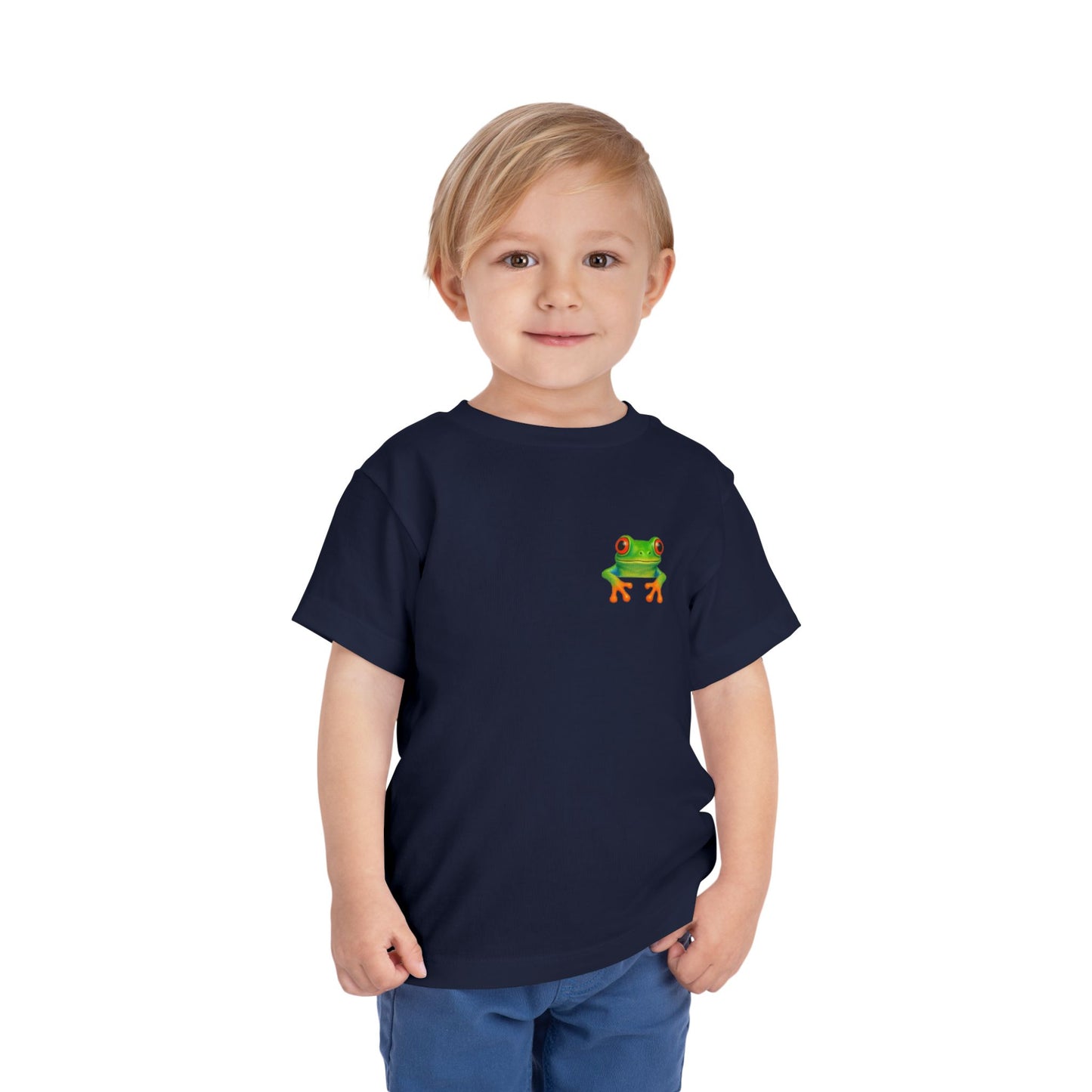 Froggy Friend Cute Toddler Tee - 7 colors