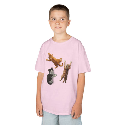 Kids' Clinging Kittens T-Shirt - 14 colors