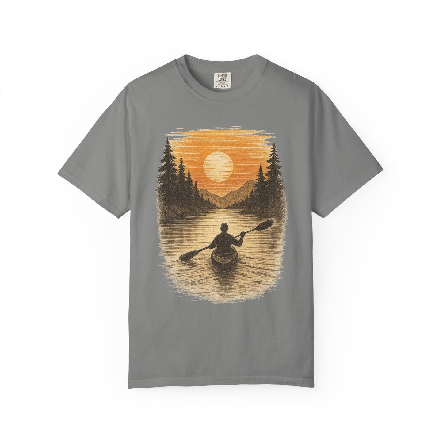 Sunset Kayak Unisex T-Shirt - 11 colors