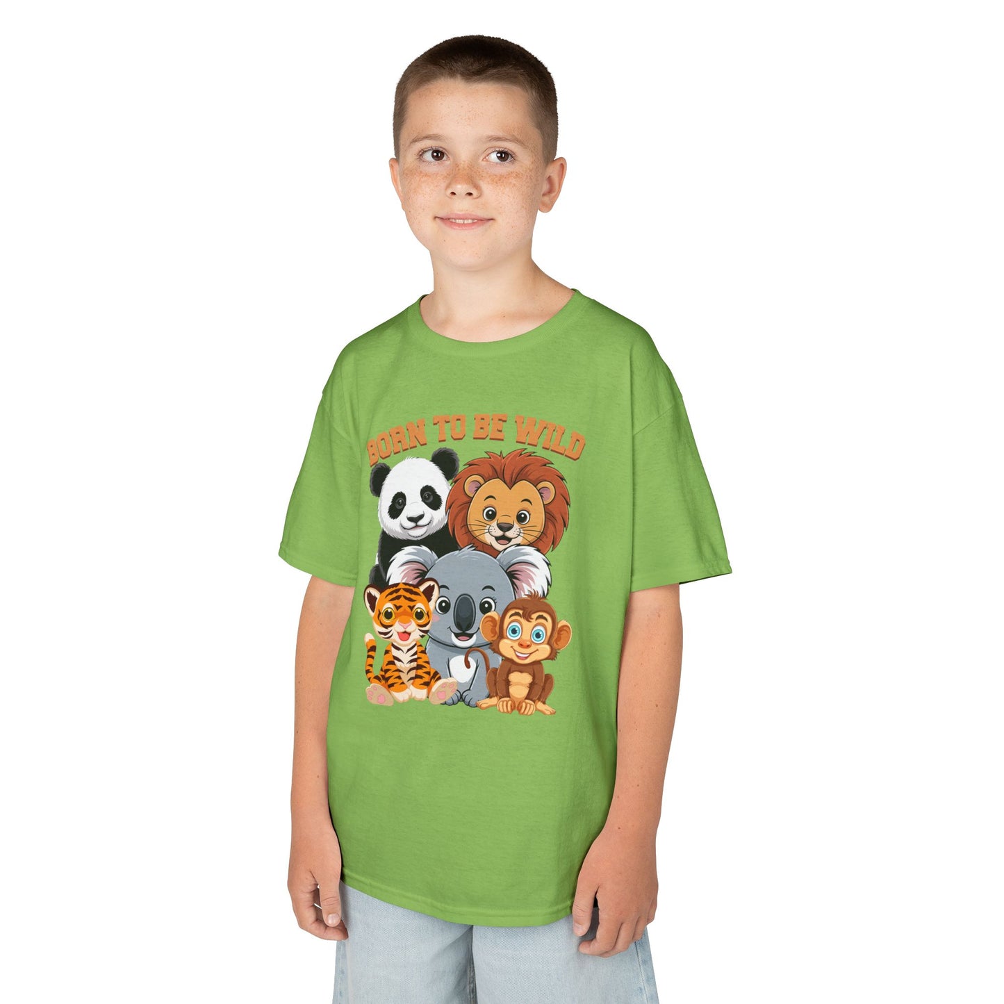 Kids' Born to Be Wild Animal Friends T-Shirt - 18 colors