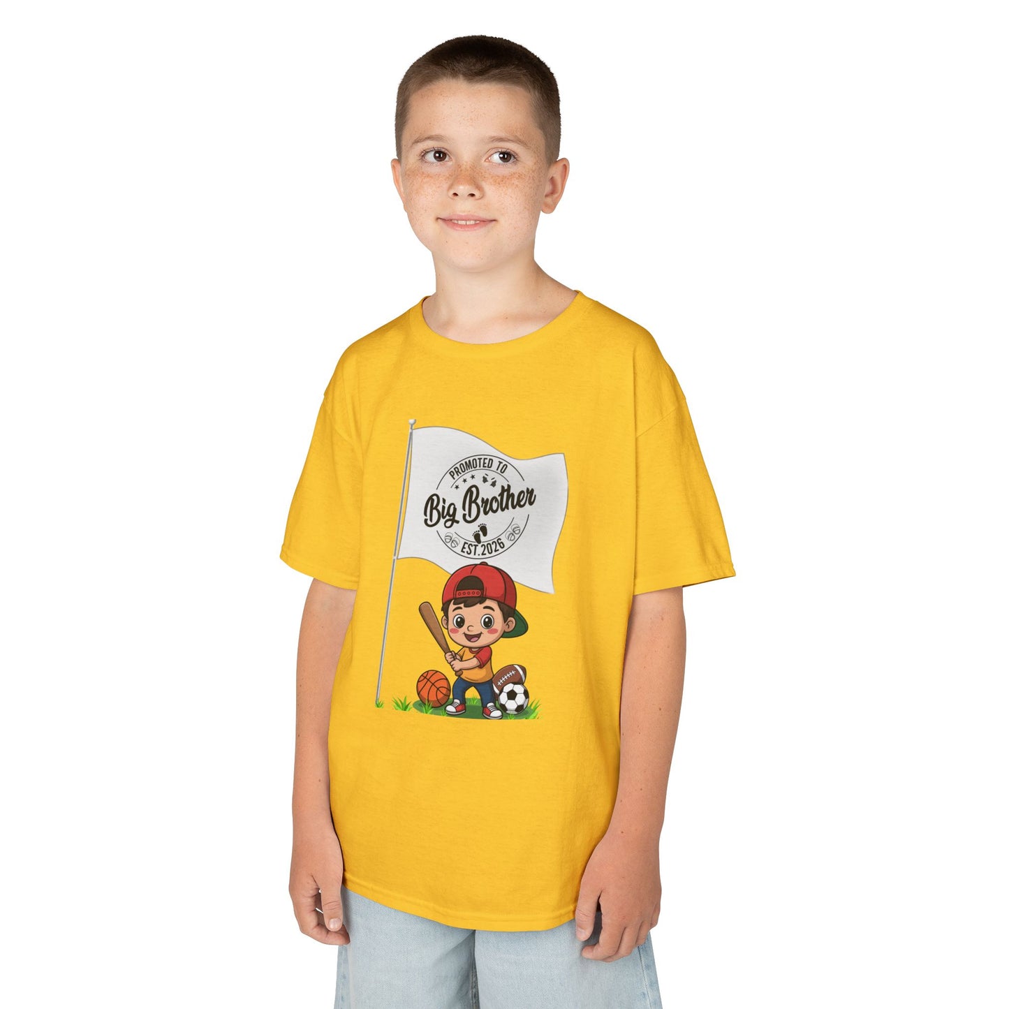 Kids' Promoted to Big Brother 2026 T-Shirt - 16 colors