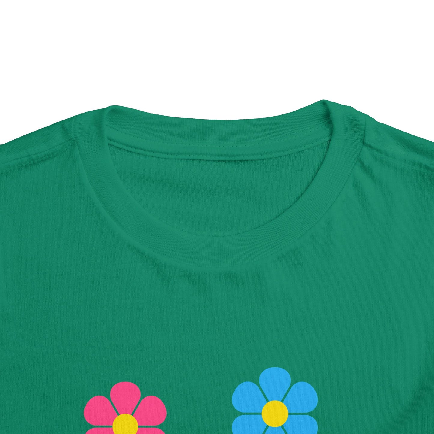 Girls' Smiley Cute Toddler Flower Tee - 10 colors