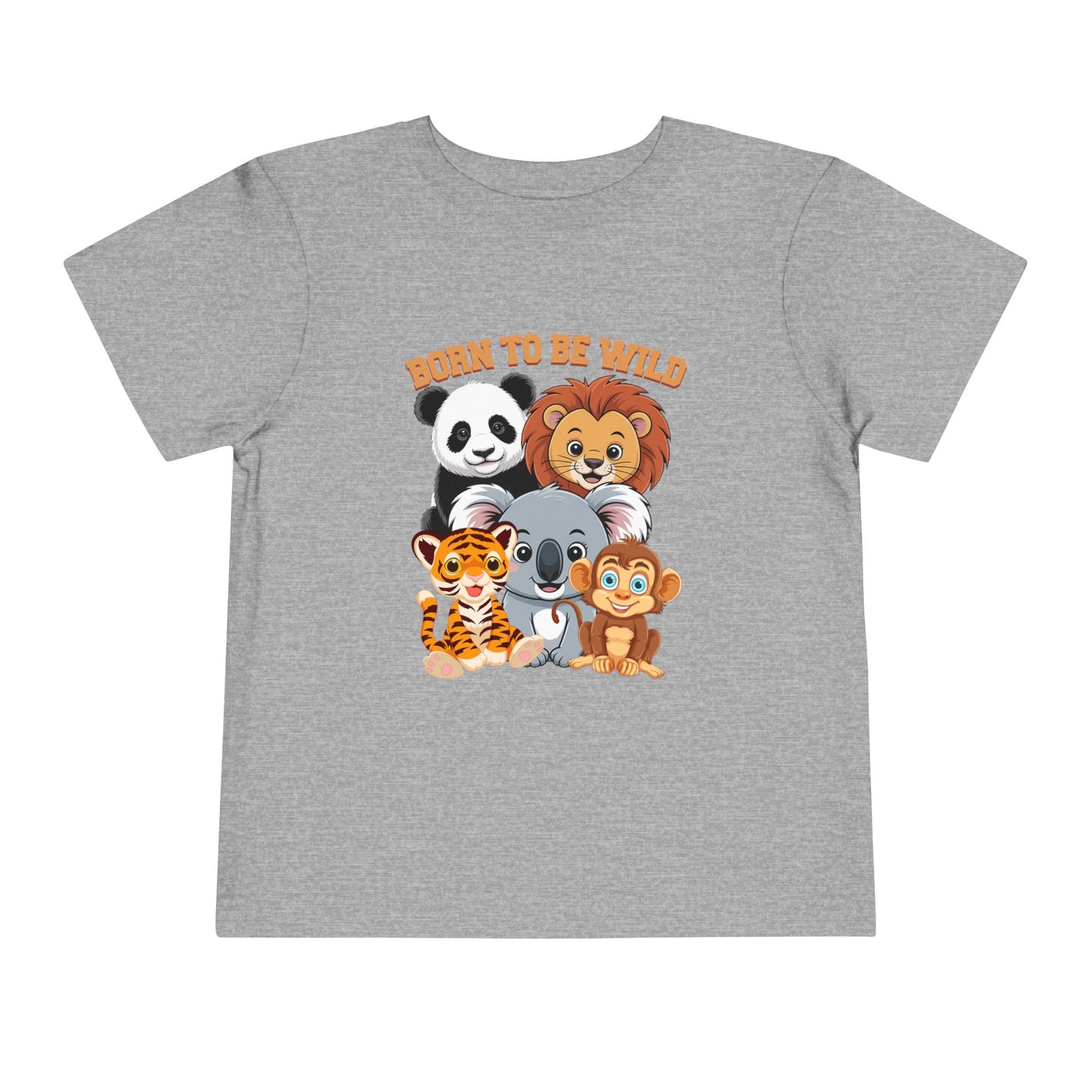 Born To Be Wild Cute Animals Toddler Tee - 8 colors