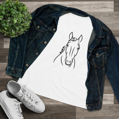 Women's Filly Friend Semi-Relaxed Horse T-Shirt - 8 colors