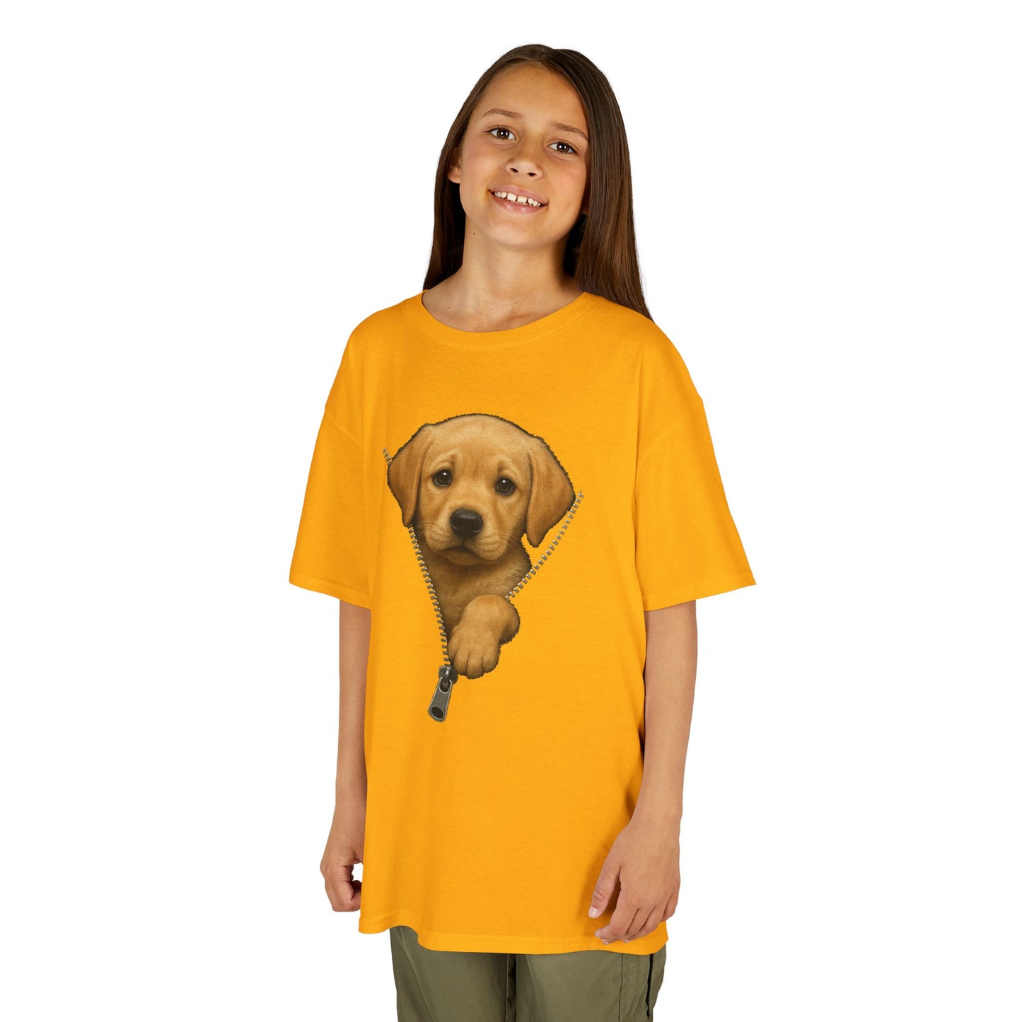 Kids' Peeking Puppy T-shirt - 15 colors