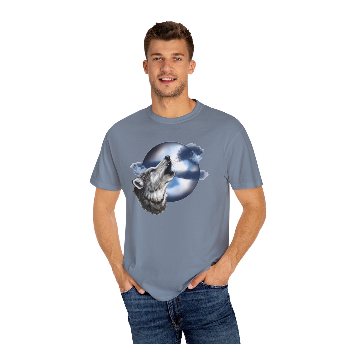 Howl at the Moon Lone Wolf T-Shirt - 13 colors