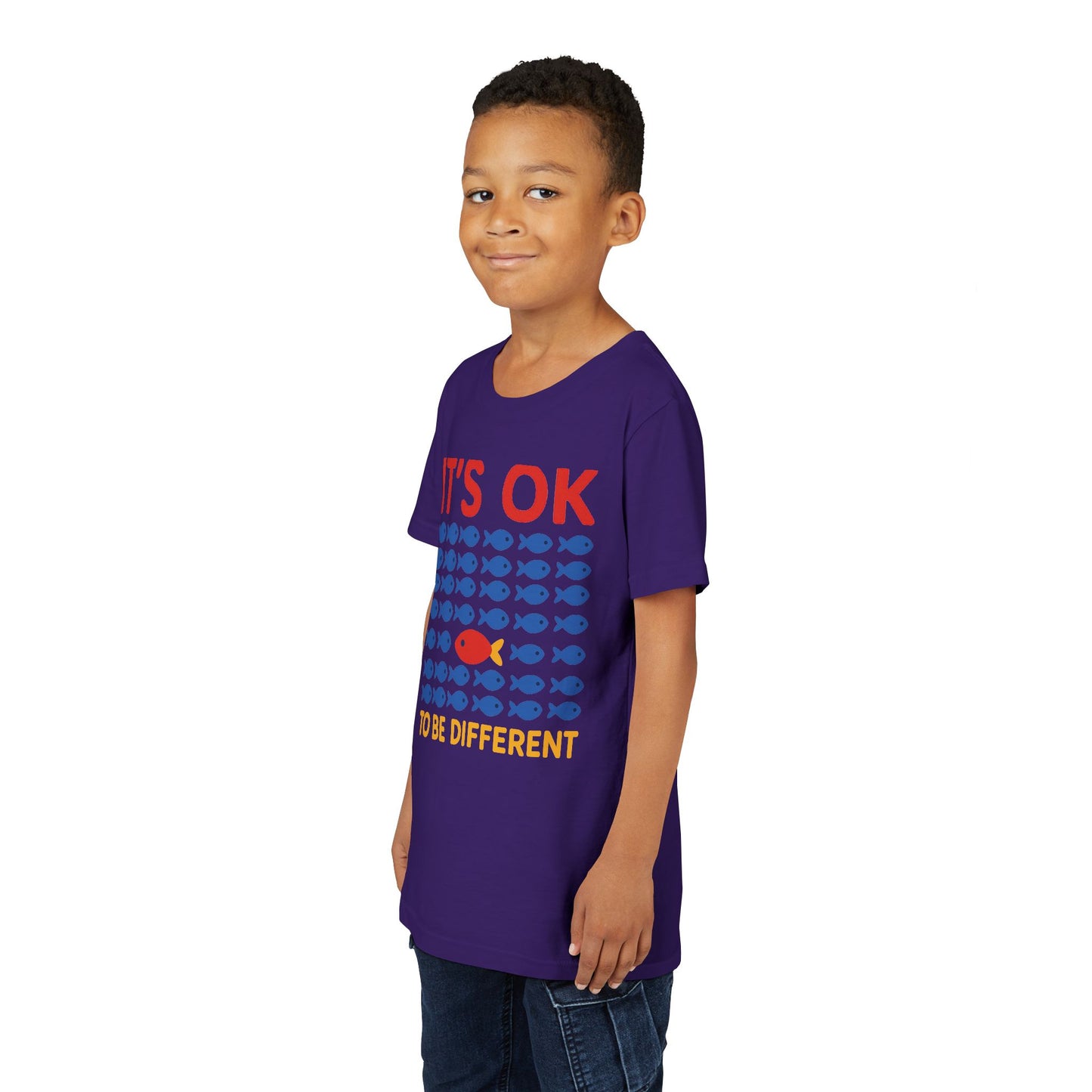 It's OK To Be Different Fishy Friends Kids T-Shirt